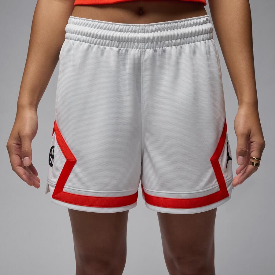 Jordan Sport Quai 54 Diamond damesshorts (10 cm) Wit