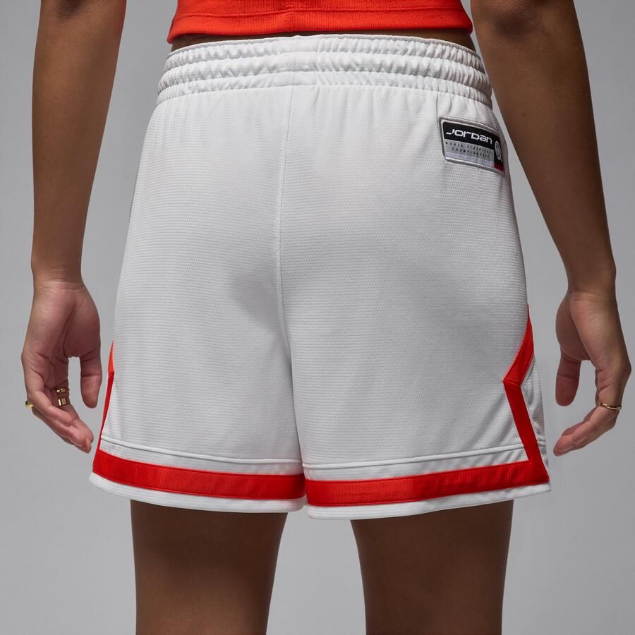 Jordan Sport Quai 54 Diamond damesshorts (10 cm) Wit - Foto 2