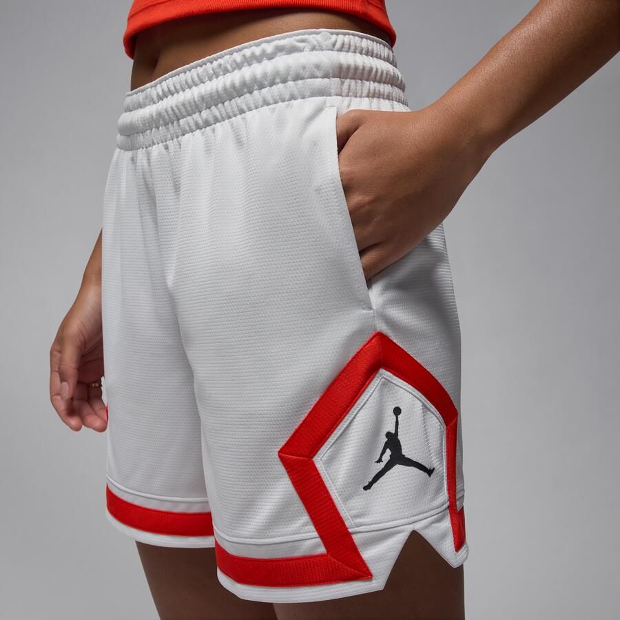 Jordan Sport Quai 54 Diamond damesshorts (10 cm) Wit - Foto 3