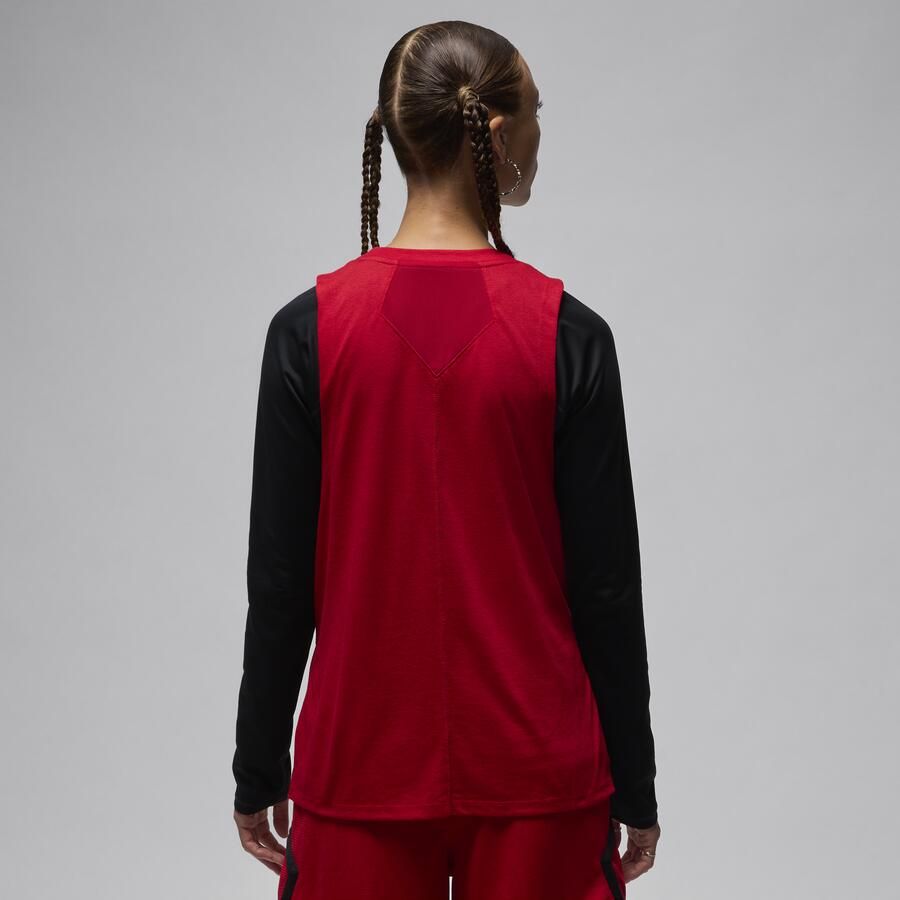 Jordan Sport tanktop met ruitdetail voor dames Rood - Foto 4