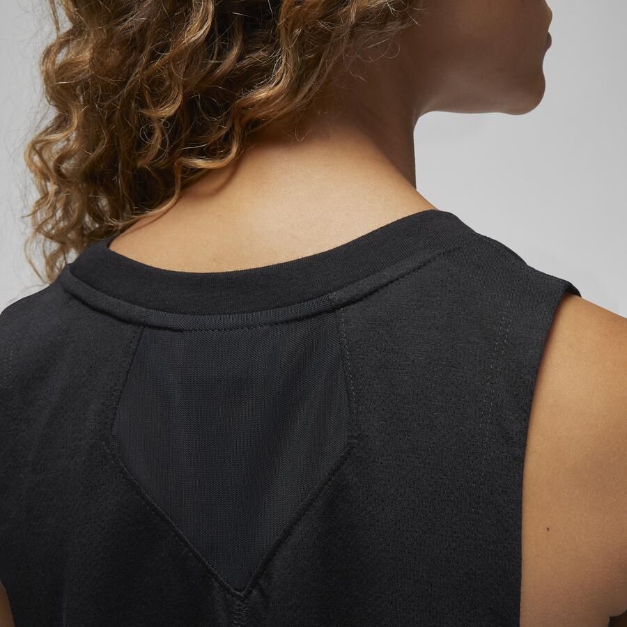 Jordan Sport tanktop met ruitdetail voor dames Zwart - Foto 2