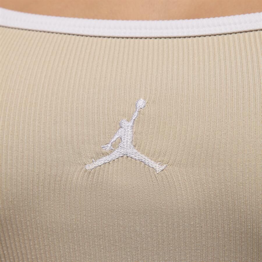 Jordan strakke tanktopjurk Bruin - Foto 3