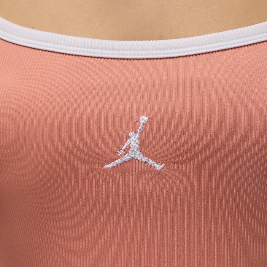 Jordan strakke tanktopjurk Oranje - Foto 3