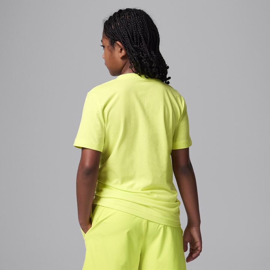 Jordan T-shirt met geborduurd Jumpman Air Geel