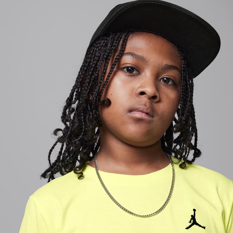 Jordan T-shirt met geborduurd Jumpman Air Geel - Foto 2