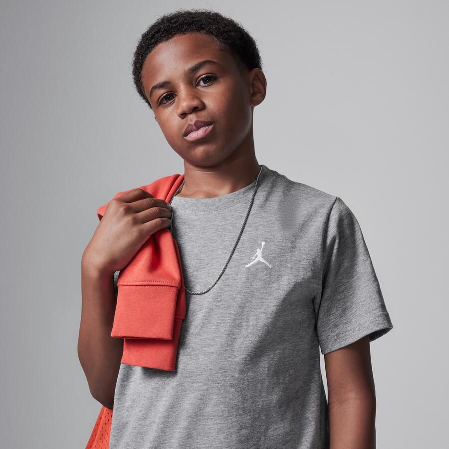 Jordan T-shirt met geborduurd Jumpman Air Grijs - Foto 2