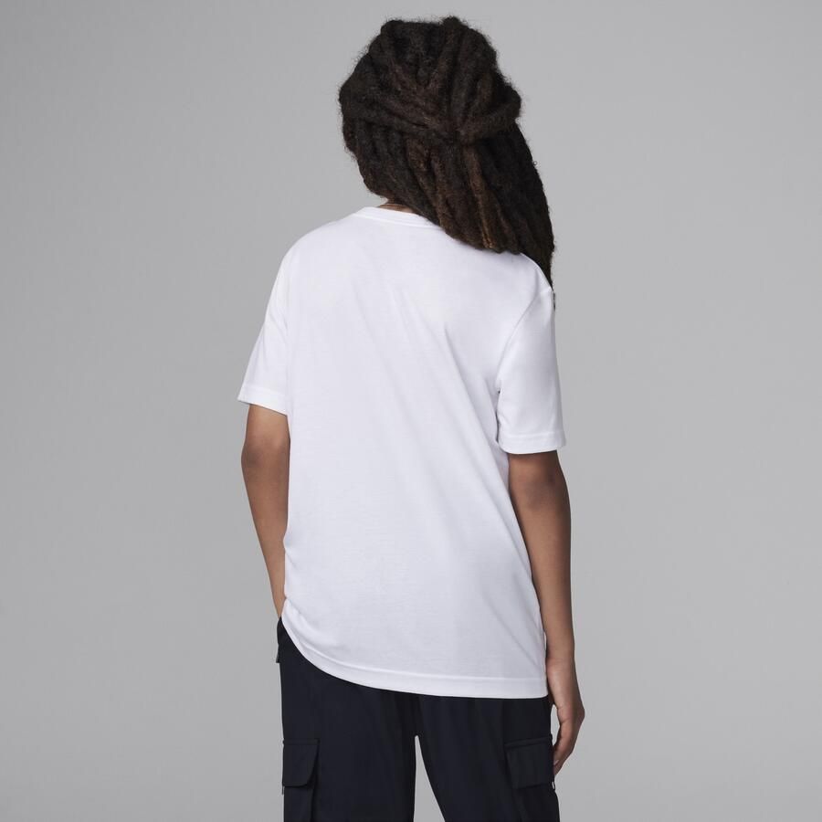 Jordan T-shirt met geborduurd Jumpman Air Wit - Foto 4