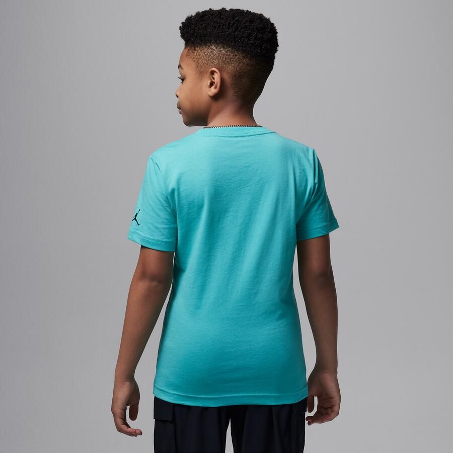 Jordan T-shirt met geborduurd logo voor kids Groen