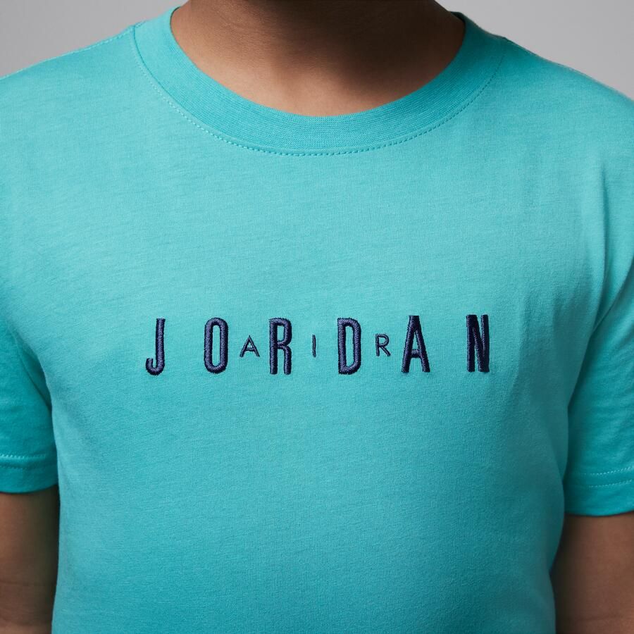 Jordan T-shirt met geborduurd logo voor kids Groen - Foto 3