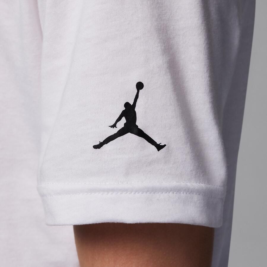 Jordan T-shirt met geborduurd logo voor kids Wit - Foto 3