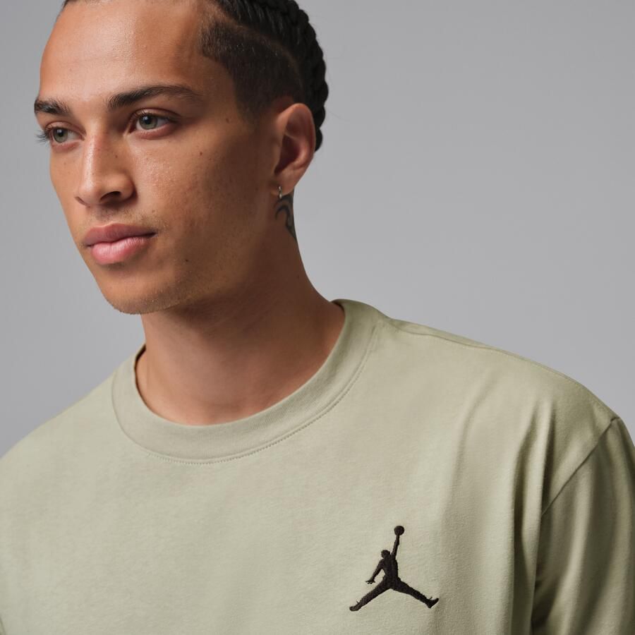 Jordan T-shirt met geborduurde Jumpman voor heren Groen - Foto 2