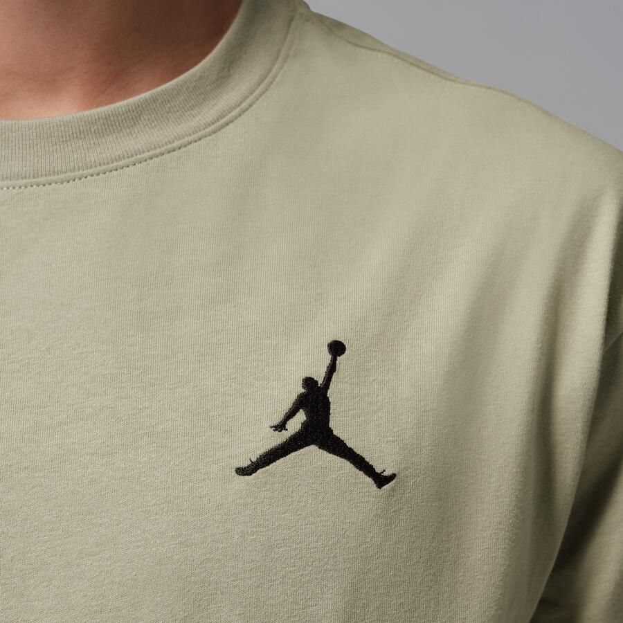 Jordan T-shirt met geborduurde Jumpman voor heren Groen - Foto 3