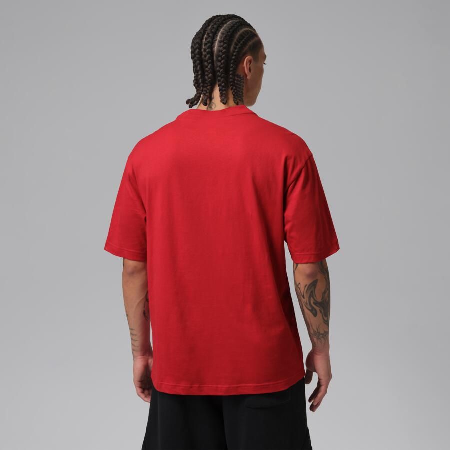 Jordan T-shirt met geborduurde Jumpman voor heren Rood