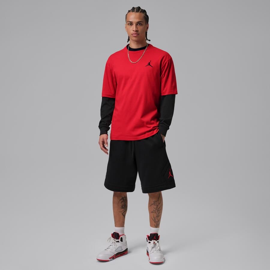 Jordan T-shirt met geborduurde Jumpman voor heren Rood - Foto 3