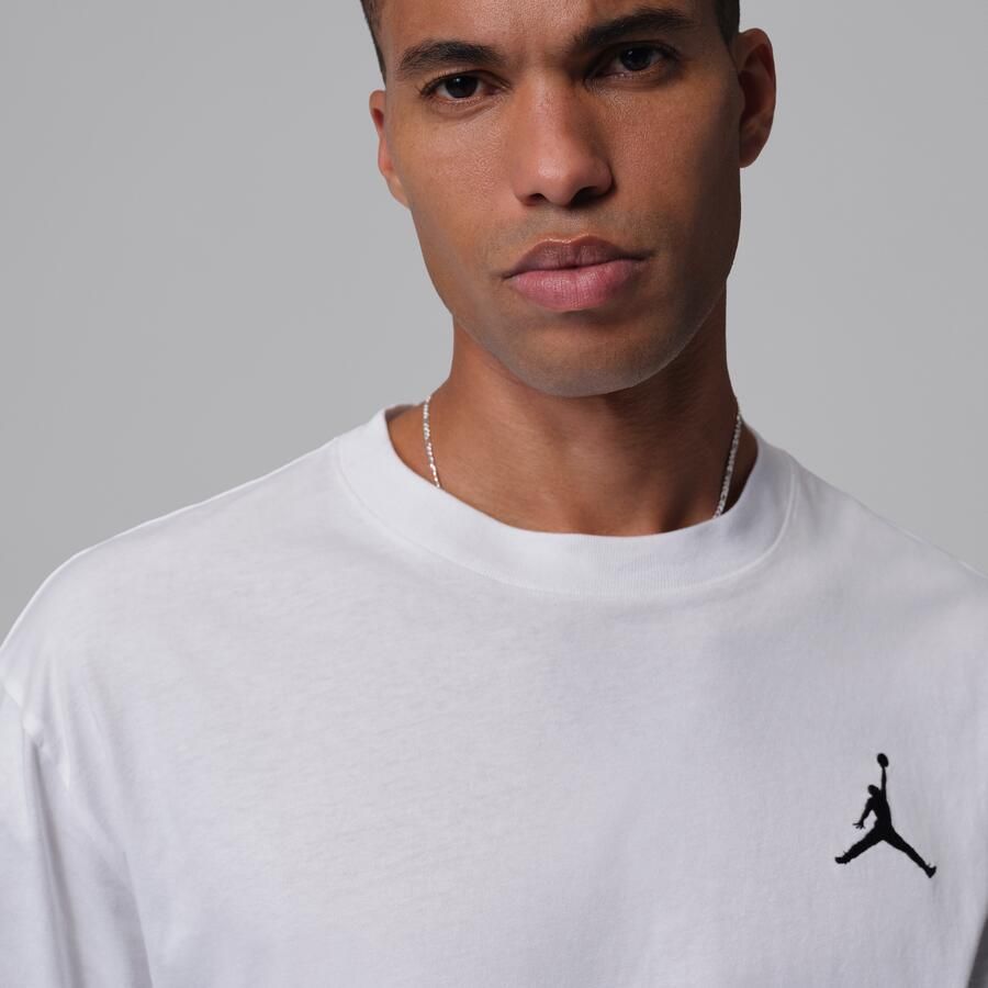 Jordan T-shirt met geborduurde Jumpman voor heren Wit - Foto 2