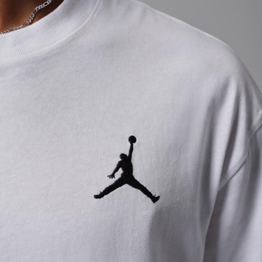 Jordan T-shirt met geborduurde Jumpman voor heren Wit - Foto 3