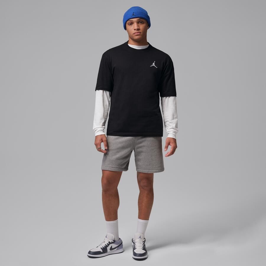 Jordan T-shirt met geborduurde Jumpman voor heren Zwart - Foto 3