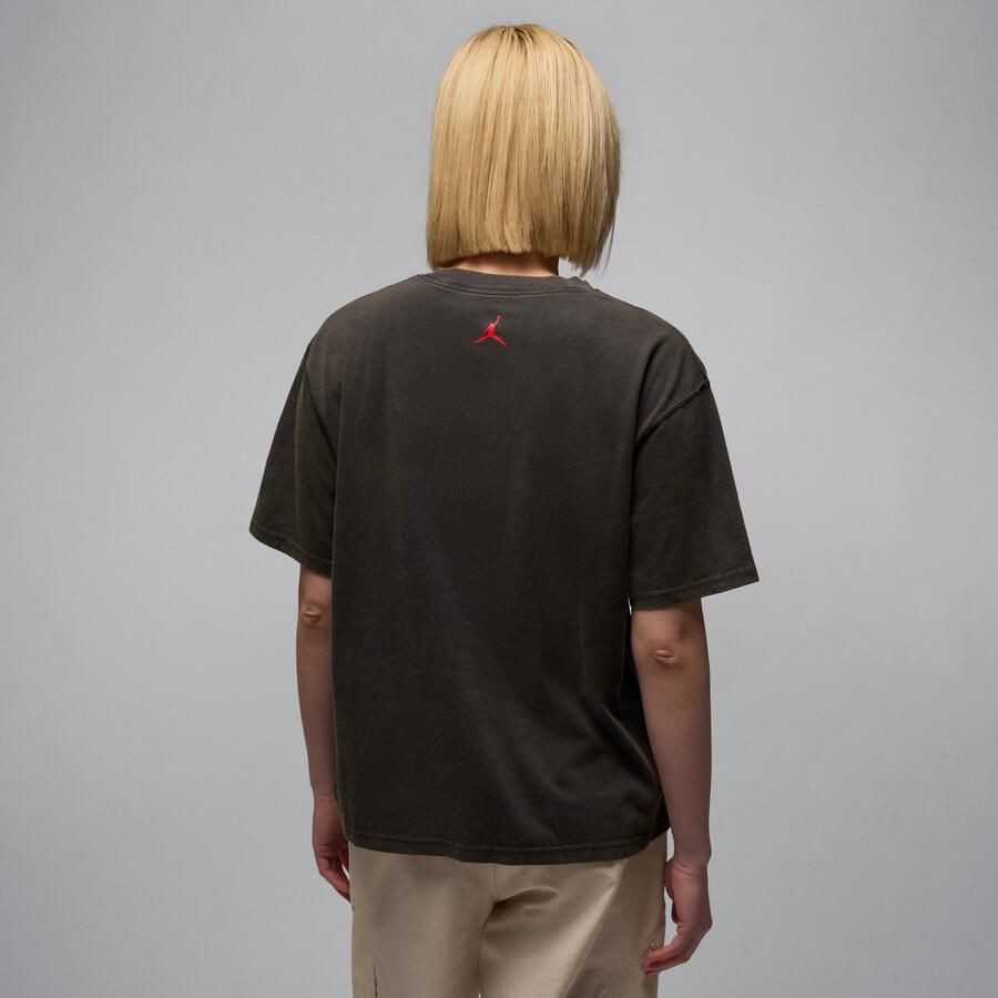 Jordan T-shirt met graphic voor dames Zwart - Foto 4