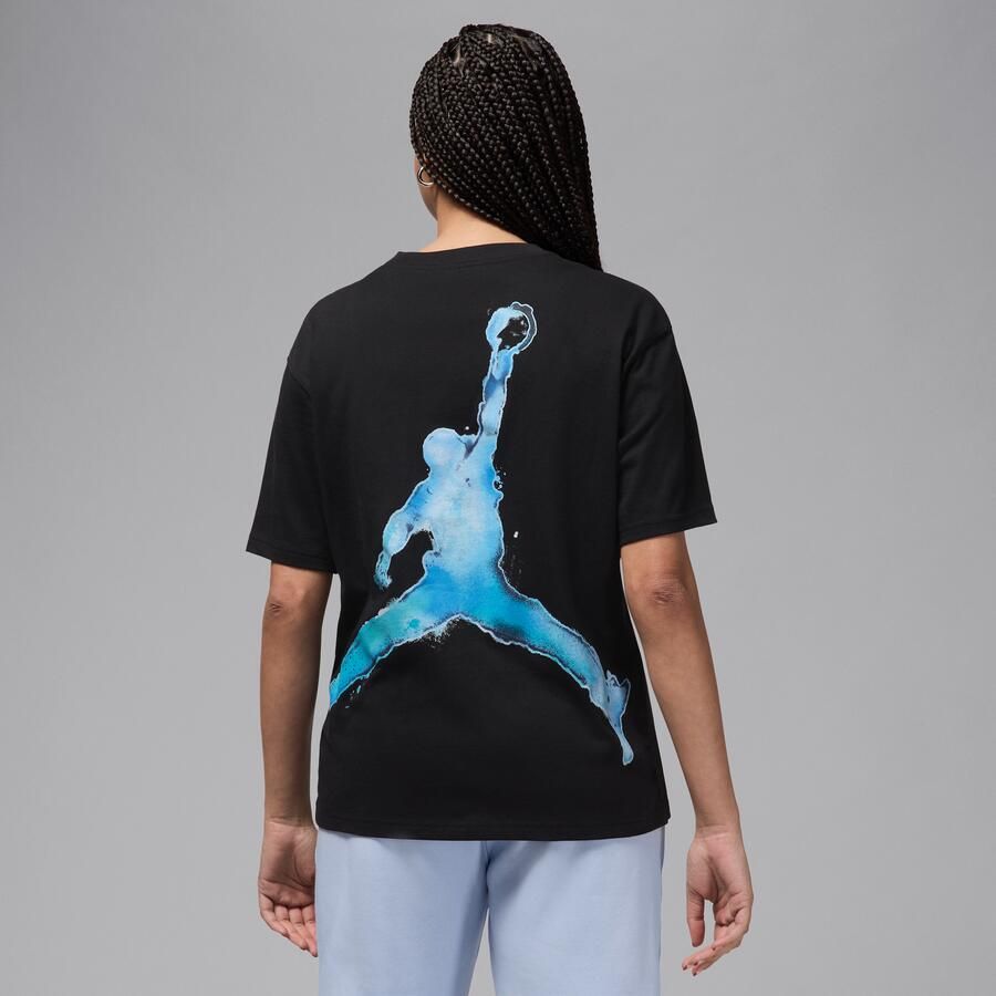 Jordan T-shirt met graphic voor dames Zwart - Foto 4