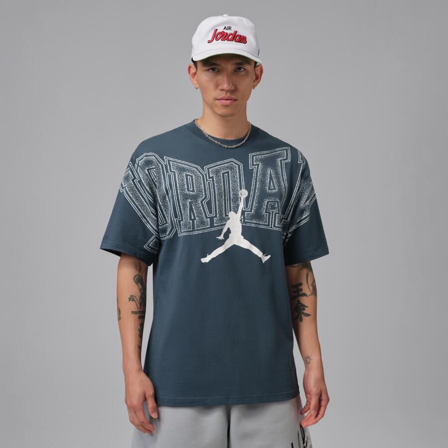 Jordan T-shirt met graphic voor heren Blauw - Foto 4