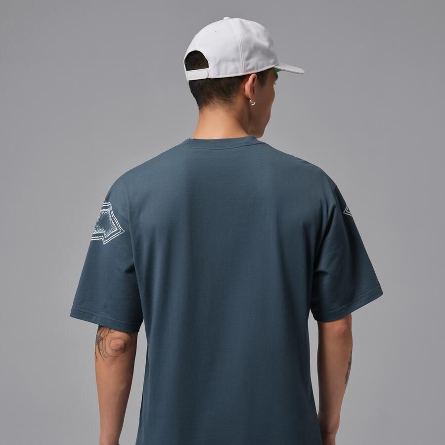 Jordan T-shirt met graphic voor heren Blauw