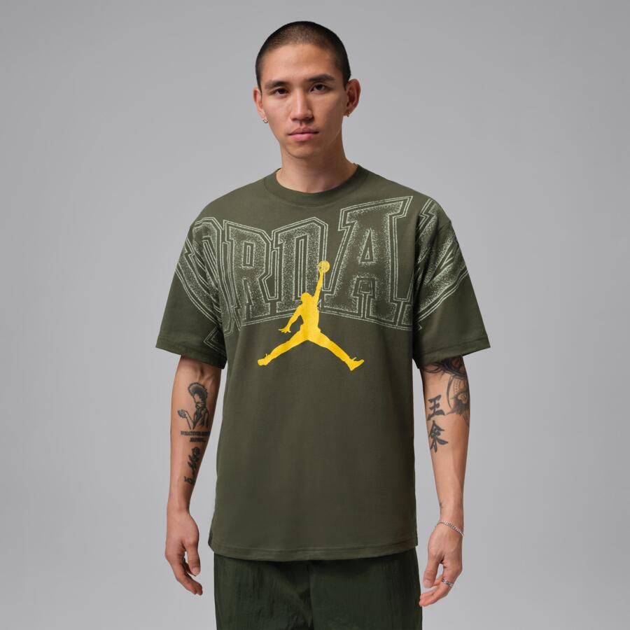Jordan T-shirt met graphic voor heren Groen - Foto 4
