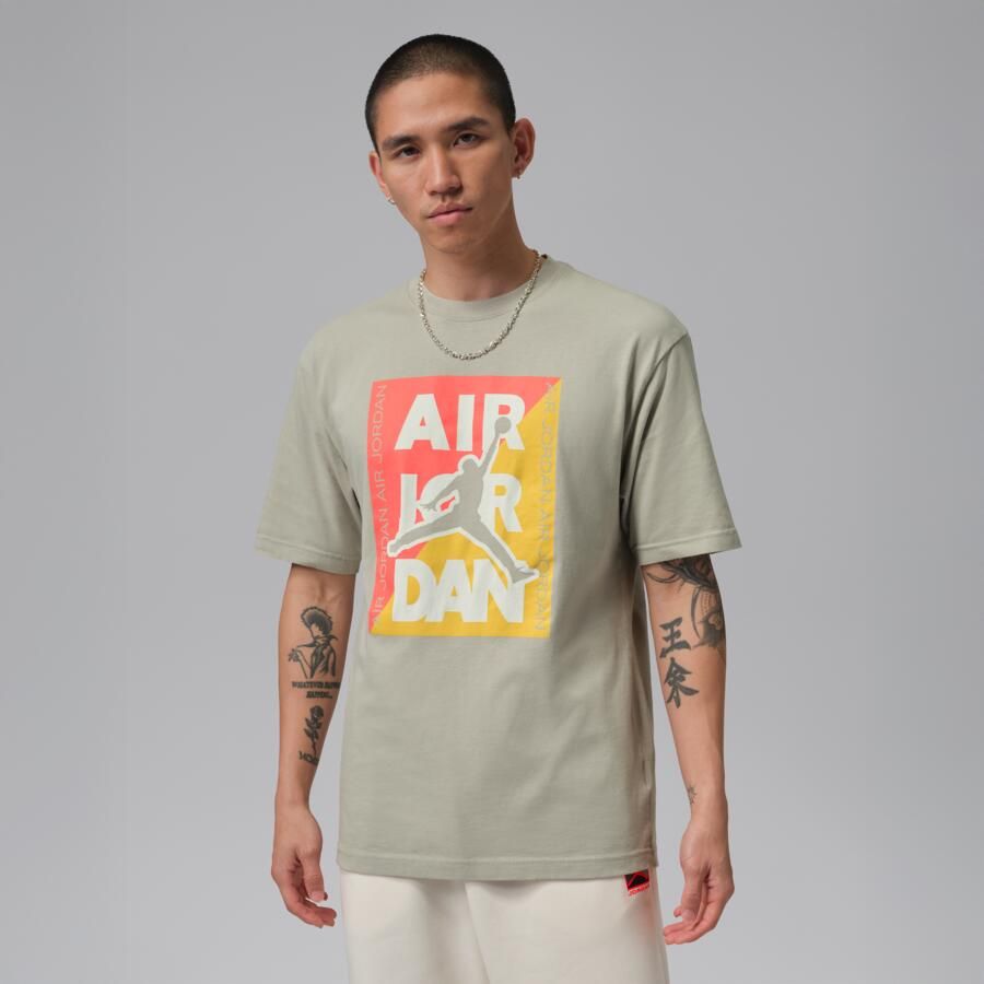Jordan T-shirt met graphic voor heren Groen - Foto 4