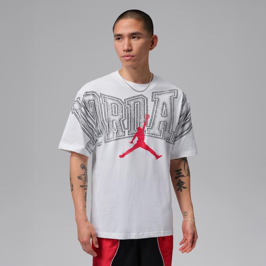 Jordan T-shirt met graphic voor heren Wit - Foto 4