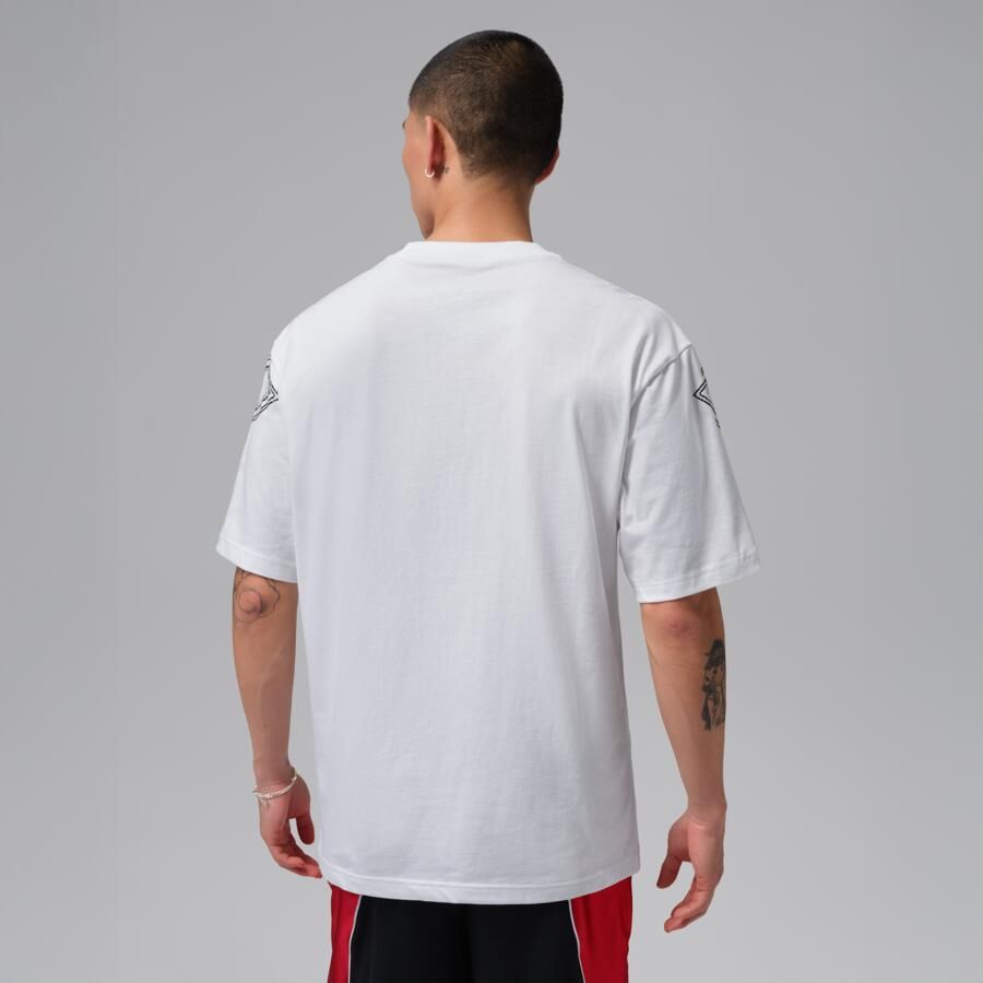 Jordan T-shirt met graphic voor heren Wit