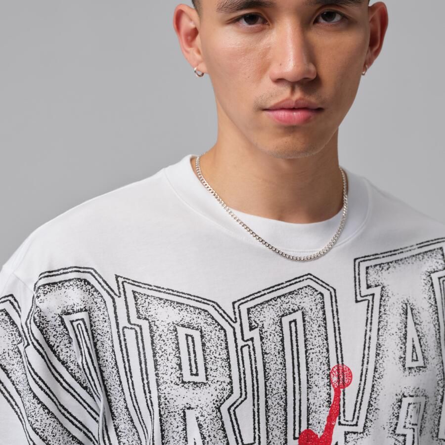 Jordan T-shirt met graphic voor heren Wit - Foto 2