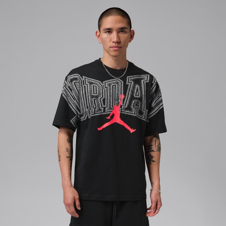 Jordan T-shirt met graphic voor heren Zwart - Foto 4