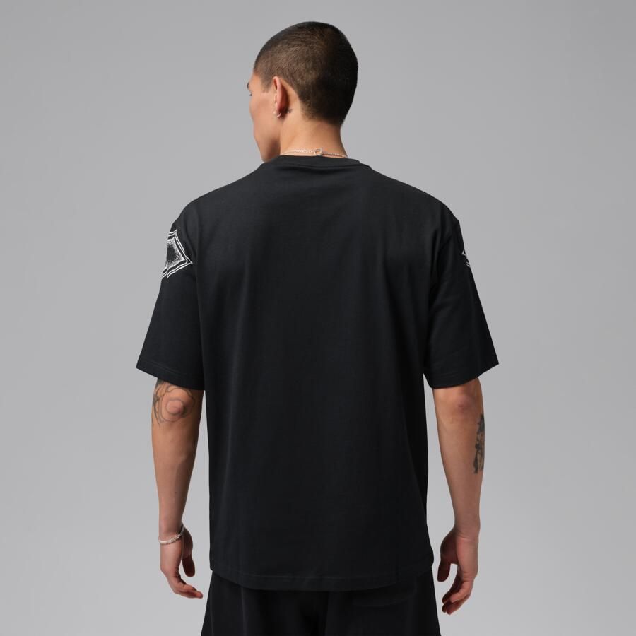 Jordan T-shirt met graphic voor heren Zwart