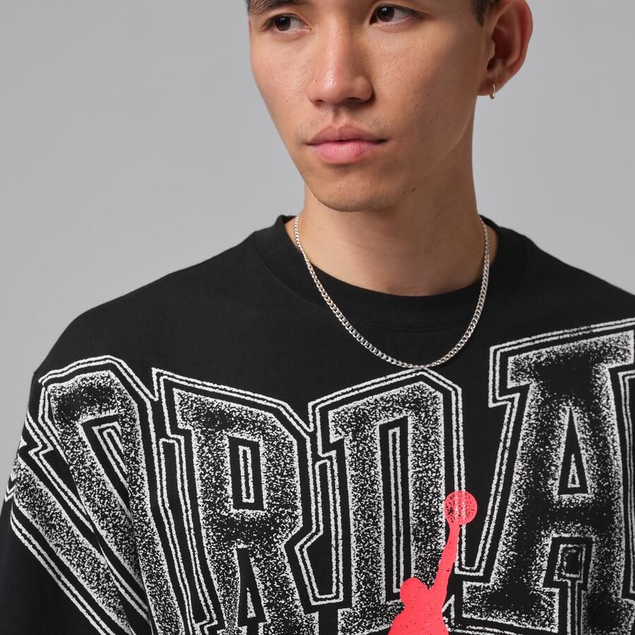 Jordan T-shirt met graphic voor heren Zwart - Foto 2