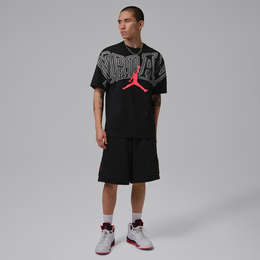 Jordan T-shirt met graphic voor heren Zwart - Foto 3