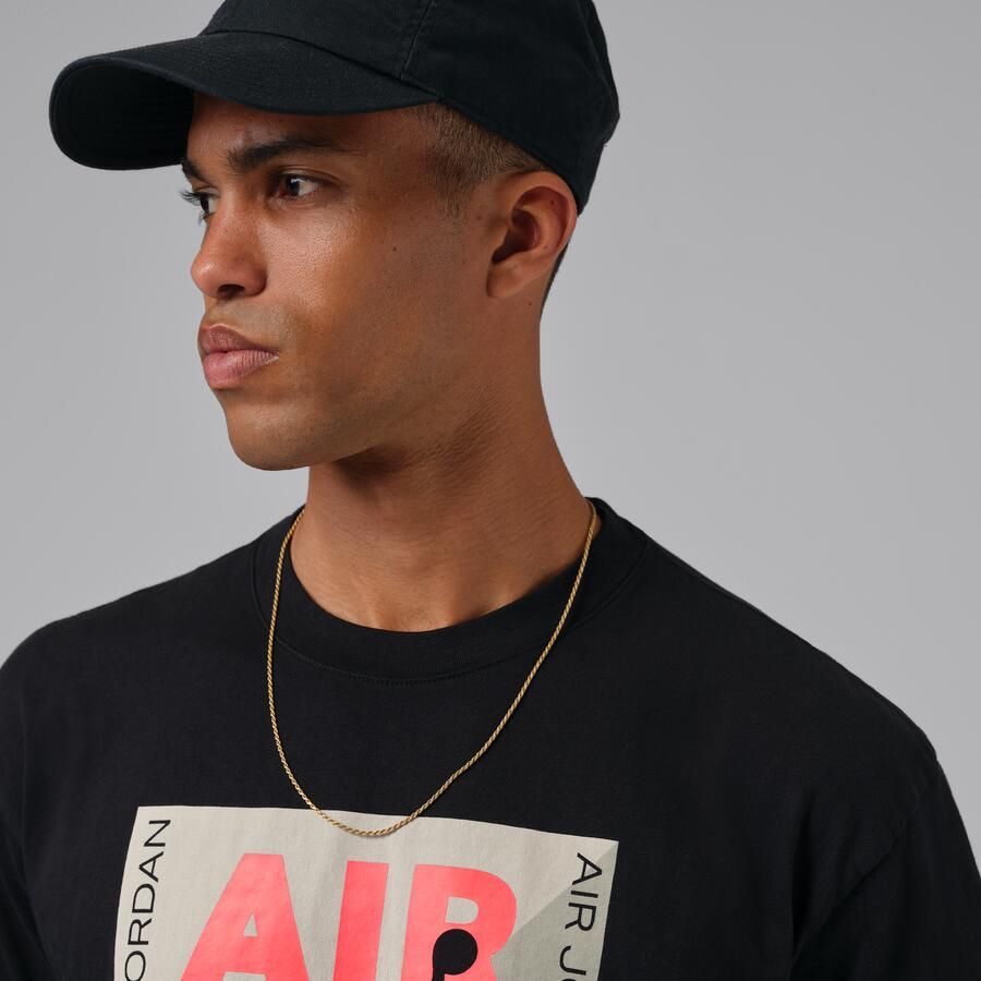 Jordan T-shirt met graphic voor heren Zwart - Foto 2