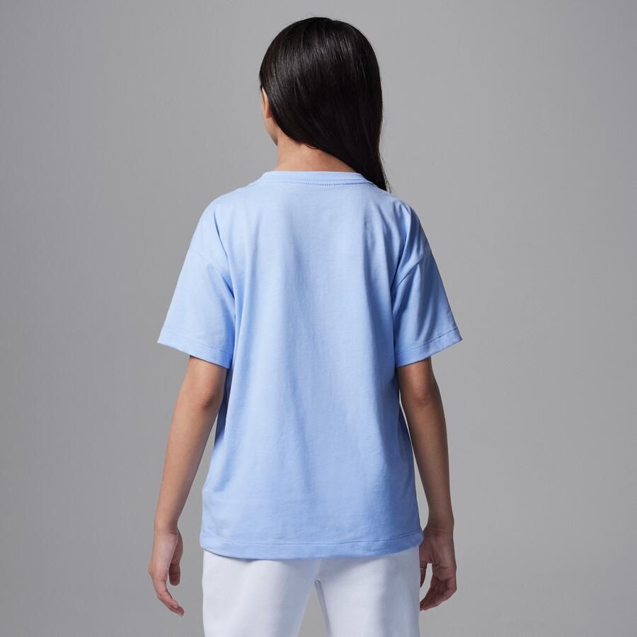 Jordan T-shirt met graphic voor kids Blauw