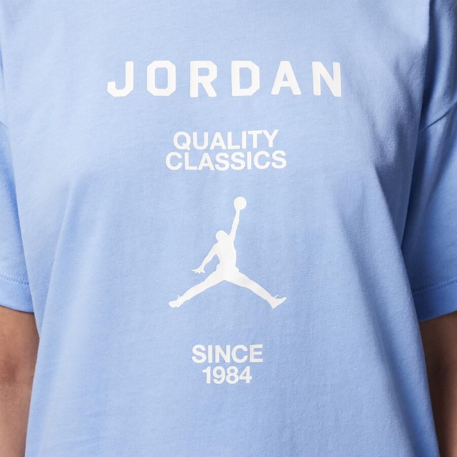 Jordan T-shirt met graphic voor kids Blauw - Foto 3