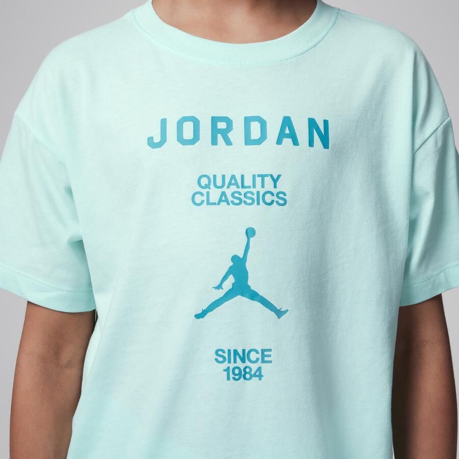 Jordan T-shirt met graphic voor kids Groen - Foto 3