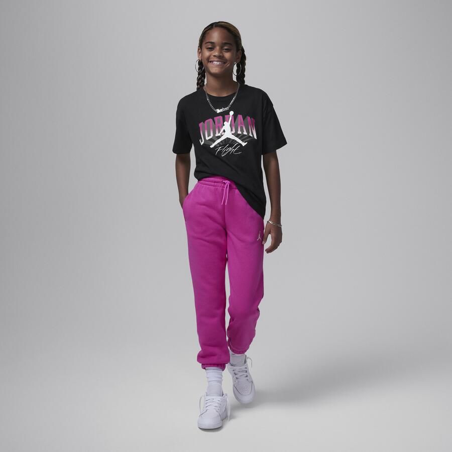 Jordan T-shirt met Push Through graphic voor kids Zwart - Foto 2