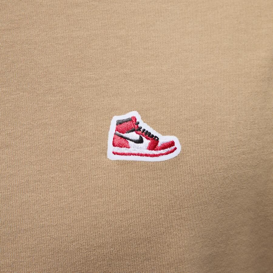 Jordan T-shirt met sneakerpatch voor heren Bruin - Foto 3