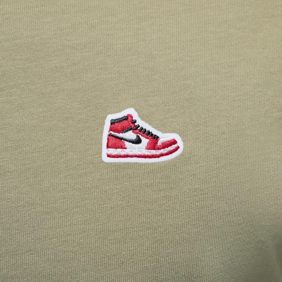 Jordan T-shirt met sneakerpatch voor heren Bruin - Foto 3