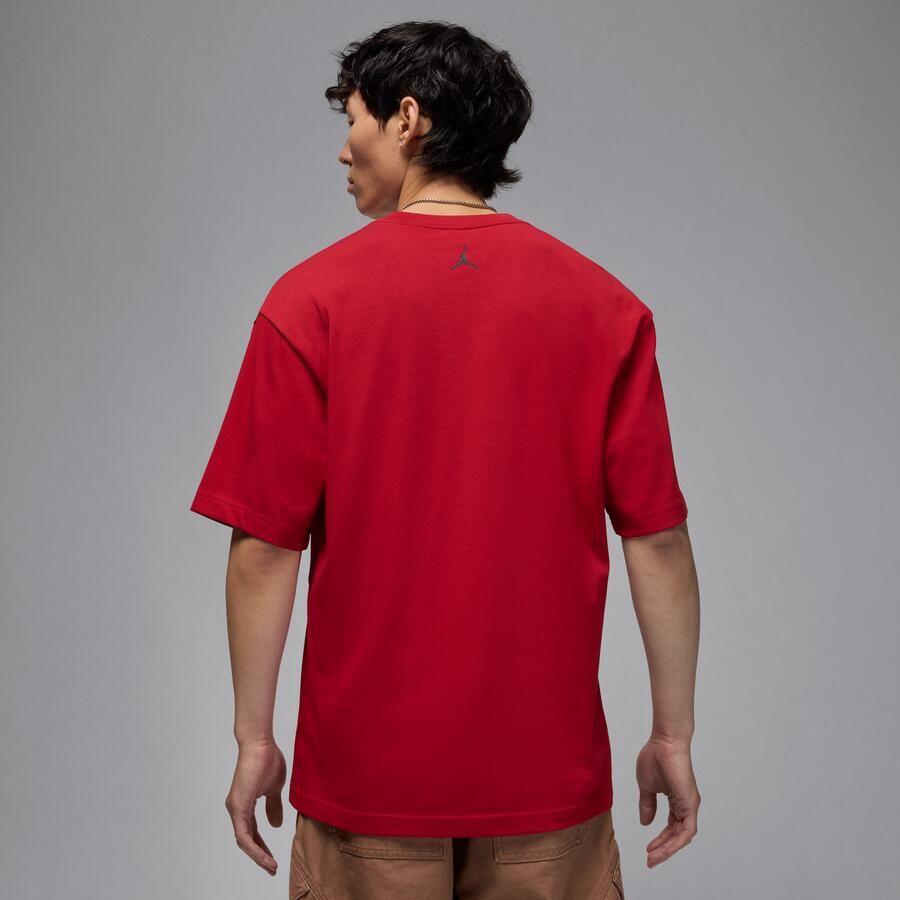 Jordan T-shirt met sneakerpatch voor heren Rood