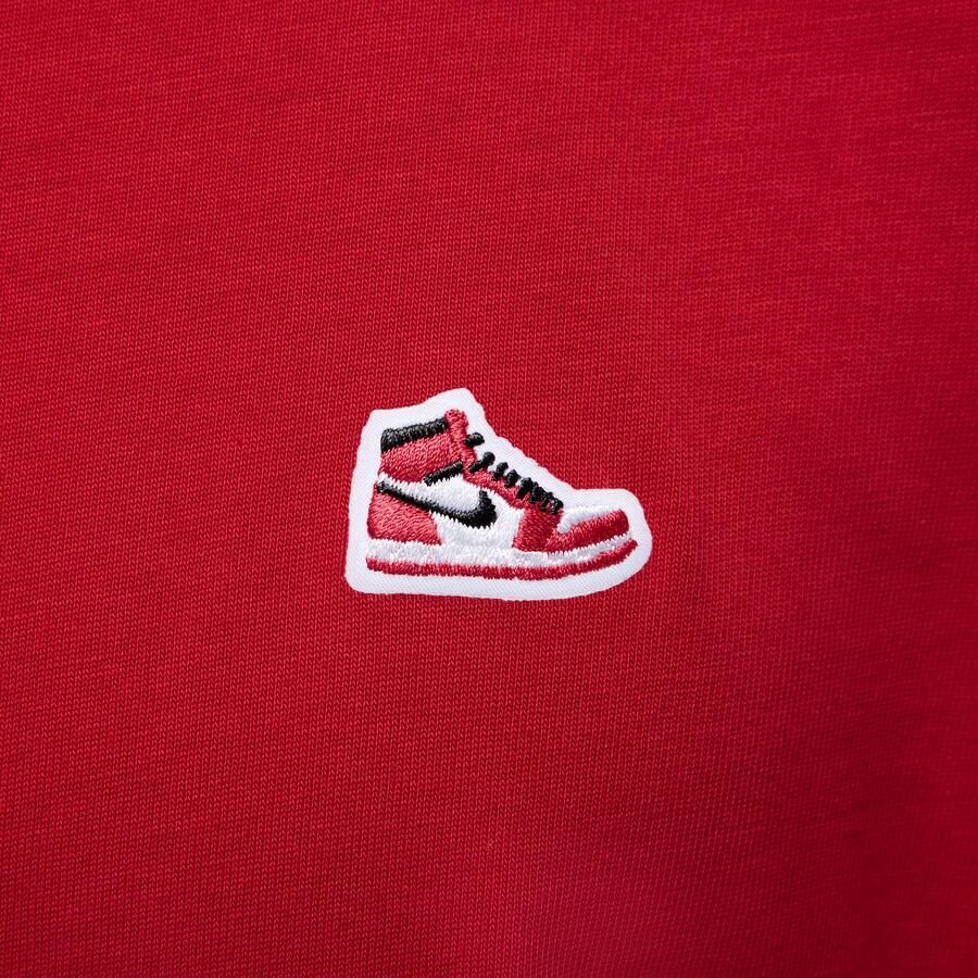Jordan T-shirt met sneakerpatch voor heren Rood - Foto 3