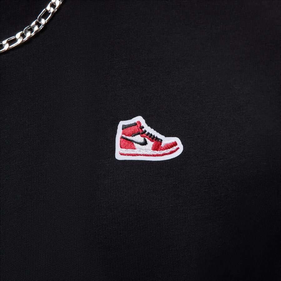 Jordan T-shirt met sneakerpatch voor heren Zwart - Foto 2