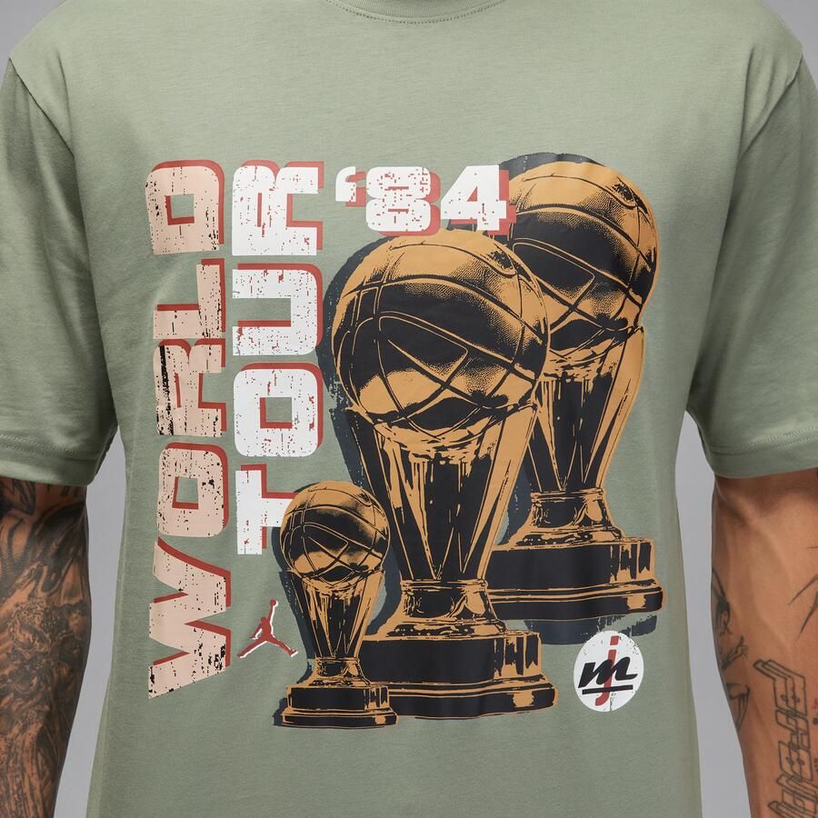 Jordan T-shirt voor heren Grijs - Foto 3