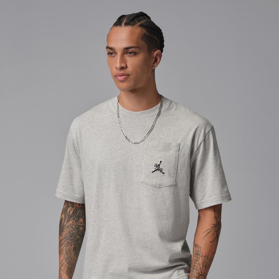 Jordan T-shirt voor heren Grijs - Foto 4