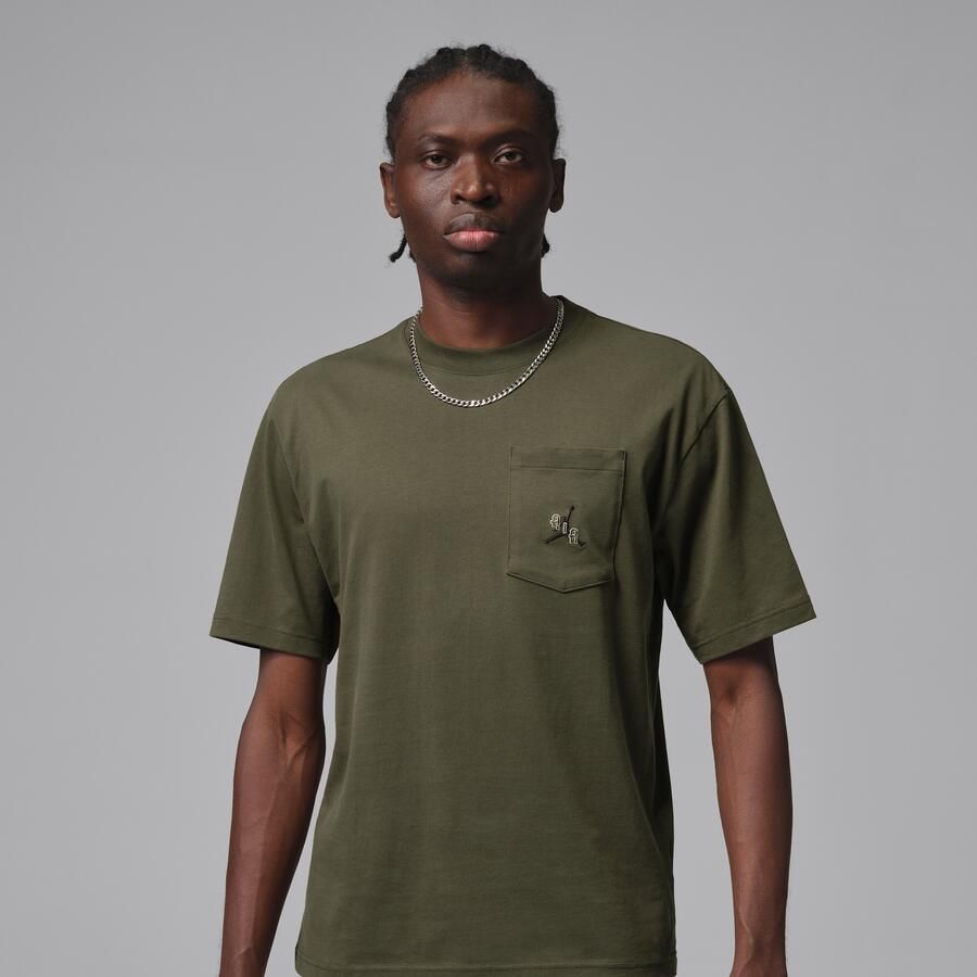 Jordan T-shirt voor heren Groen - Foto 4