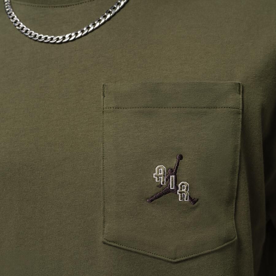 Jordan T-shirt voor heren Groen - Foto 3