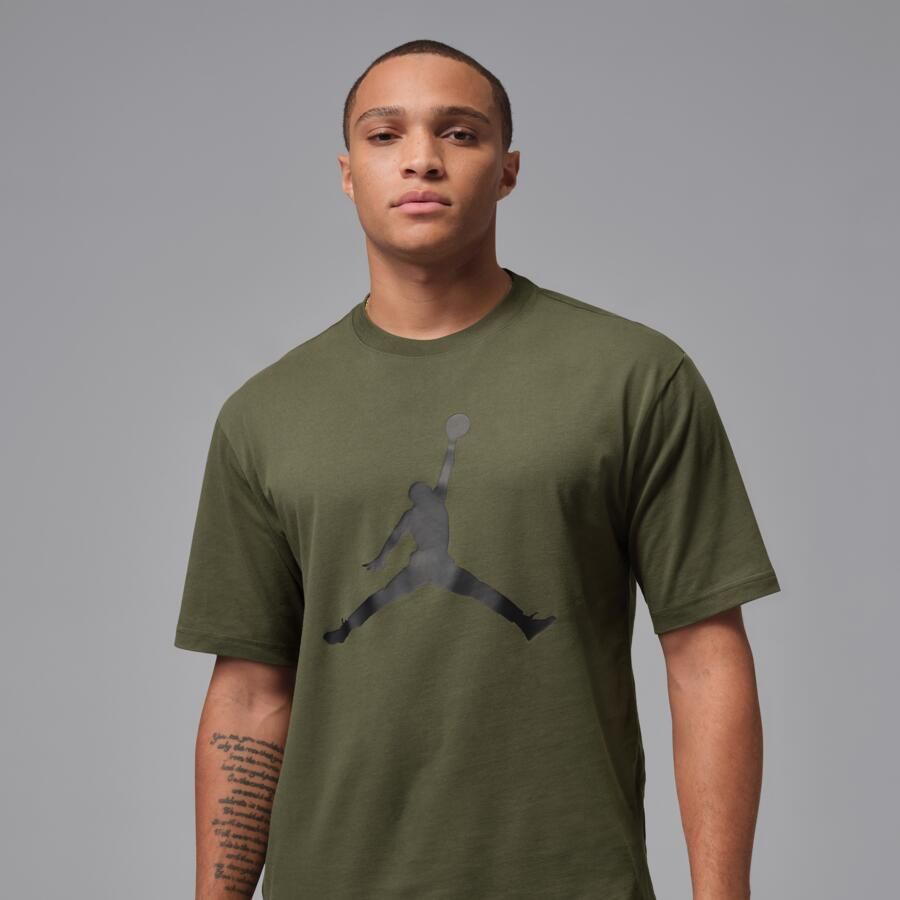 Jordan T-shirt voor heren Groen - Foto 4