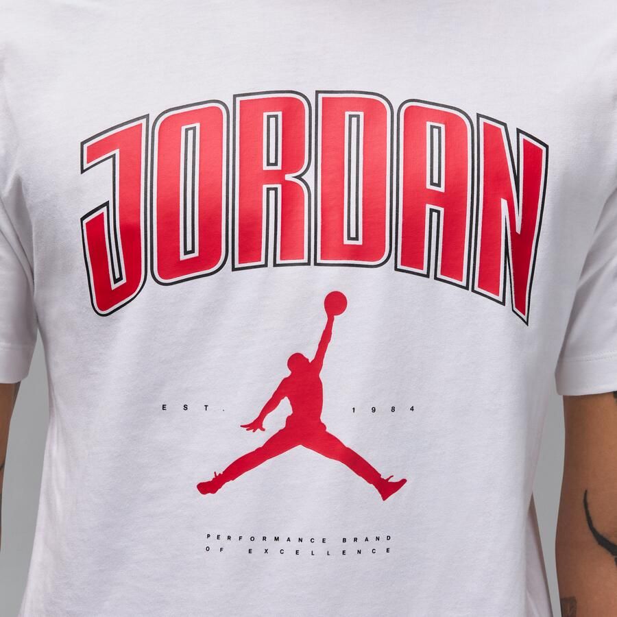 Jordan T-shirt voor heren Wit - Foto 2